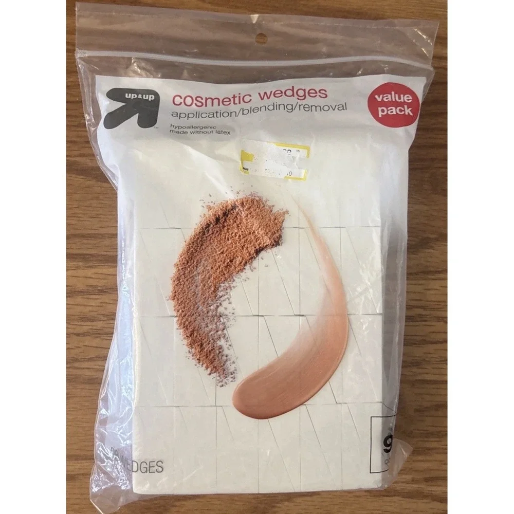 Up & Up Cosmetic Wedges Application Blending Make-up Latex-Free 96 Count. New.